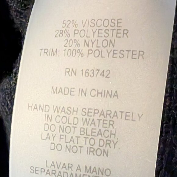 Sioni black jeweled sweater size M - Picture 8 of 12